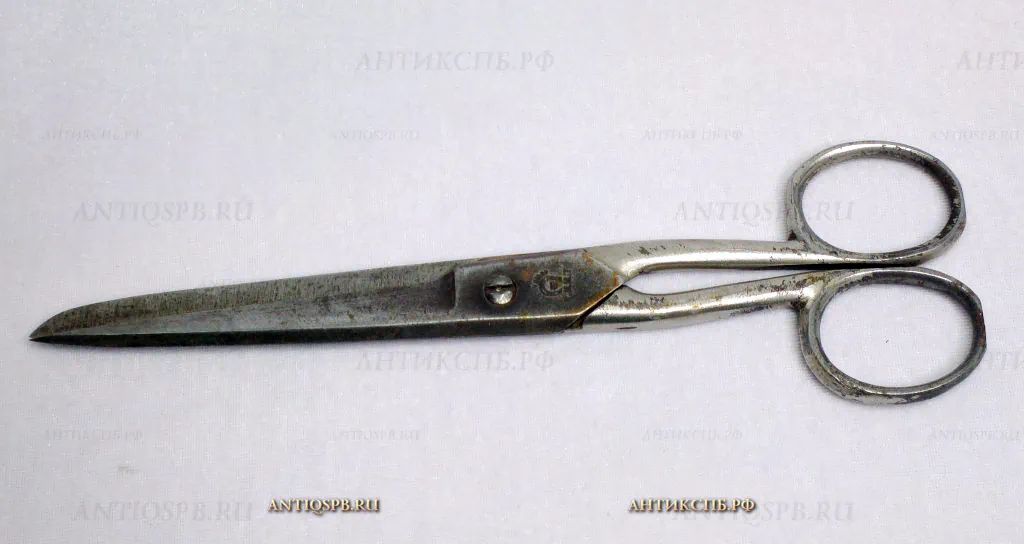Ножницы старинные "ВСНХ РСФСР ПММТ". СССР. Перв. пол. ХХ века. №19567.2